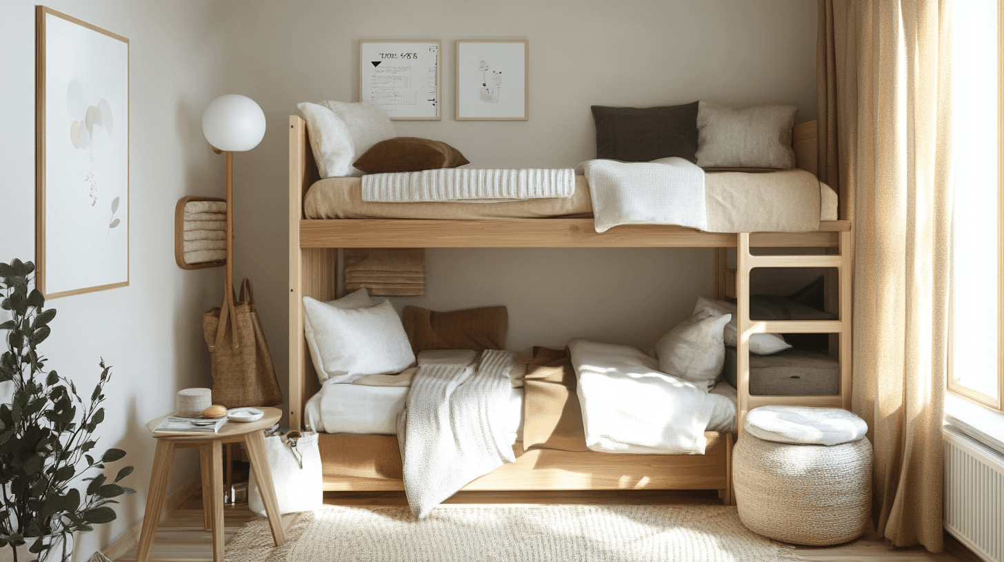 Chambres d'amis pour petits appartements : fonctionnalité rencontre design