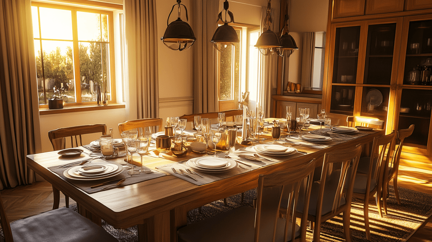 La bonne taille et forme pour votre table de salle à manger