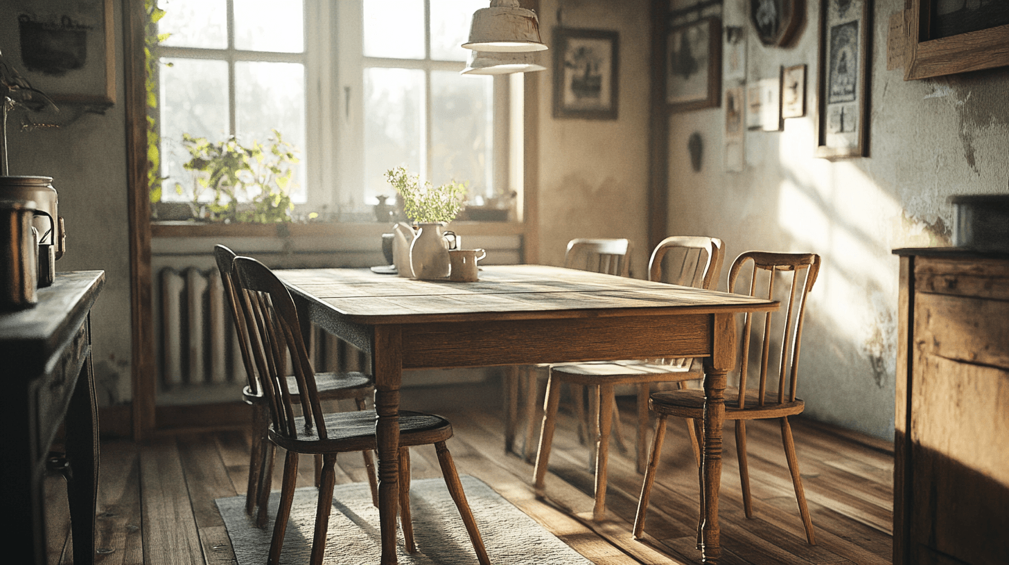 Meubles de style cottage vintage