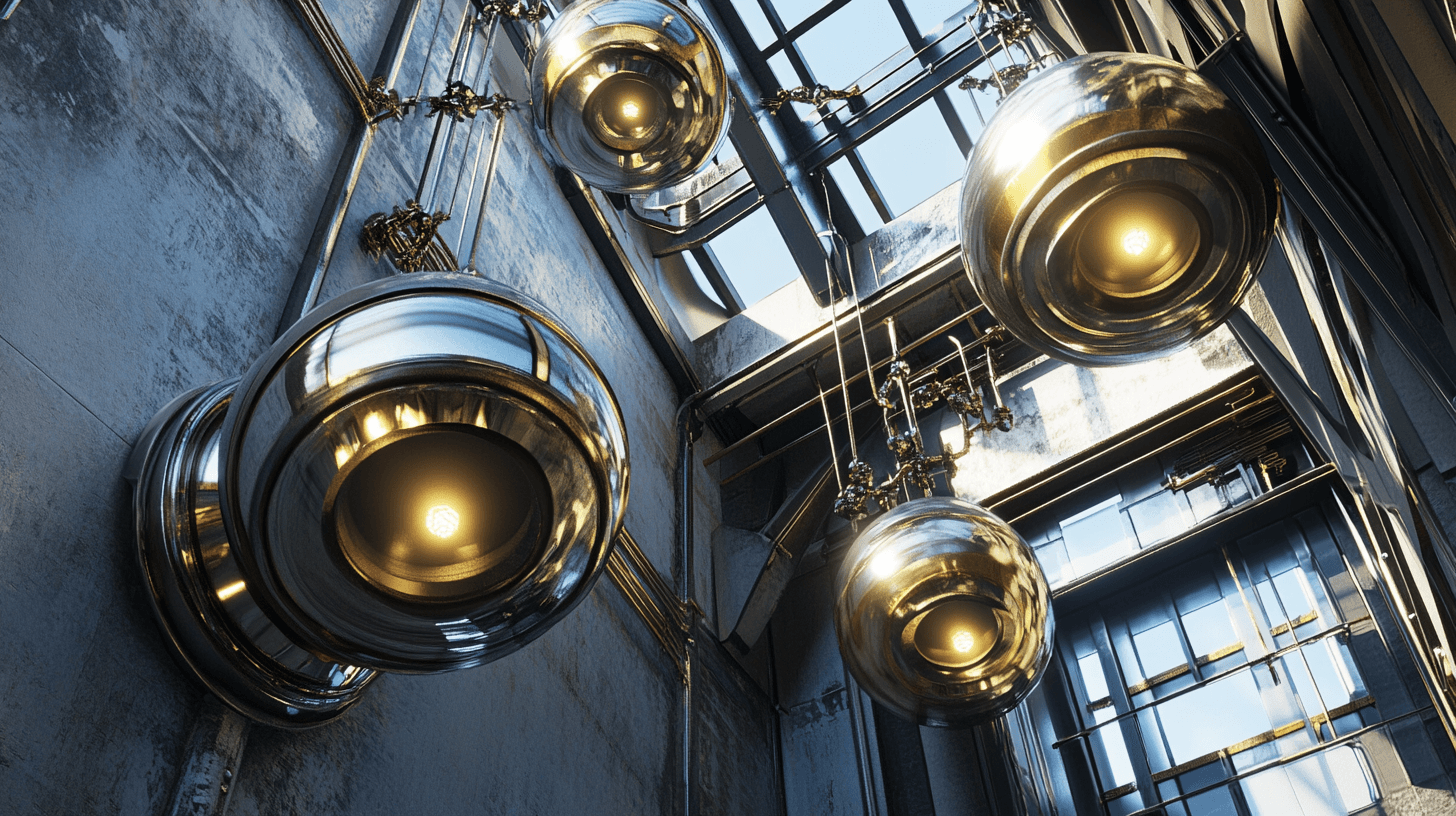 Décorations et accessoires pour le look Glamour Industriel