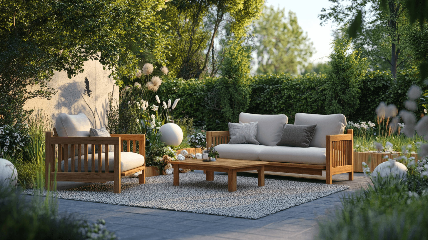 Idées de design élégantes avec des meubles de jardin en bois