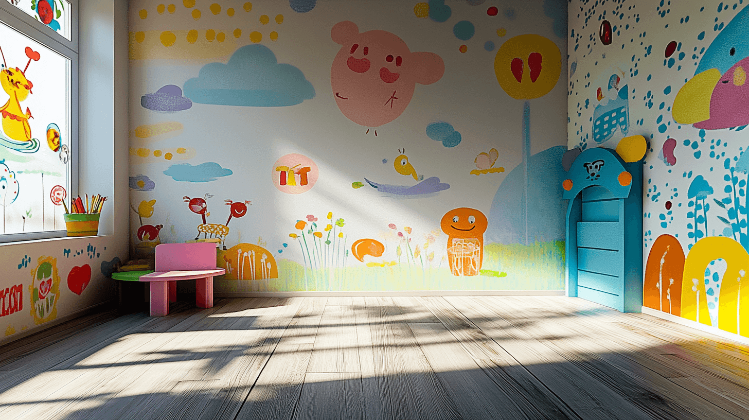 Conceptions murales créatives pour la chambre d'enfant