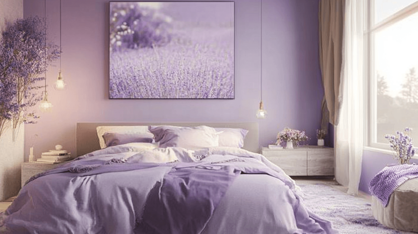 Styles d'habitation avec des couleurs lavande : Du moderne au romantique