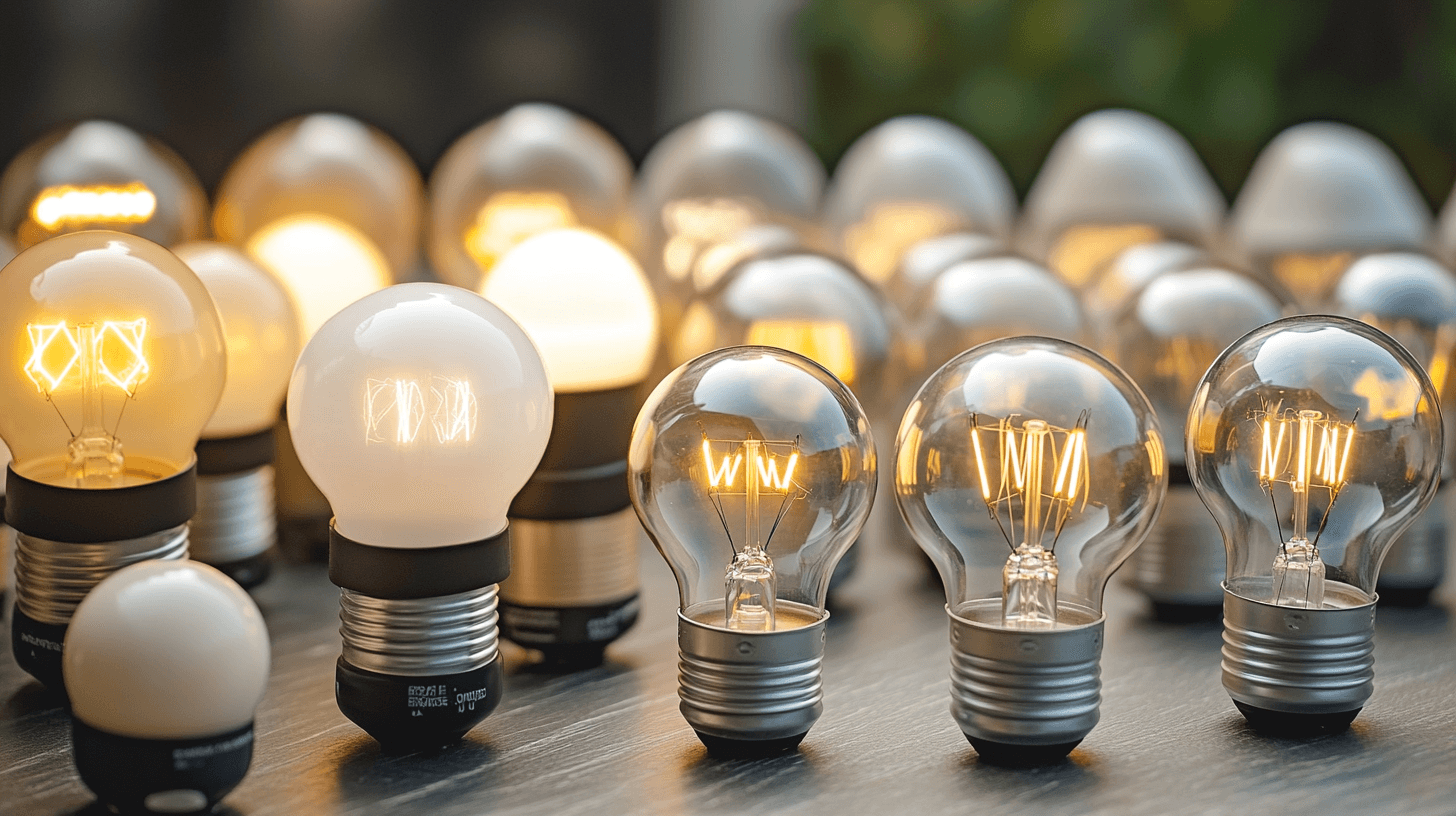 Différents types de lampes à économie d'énergie