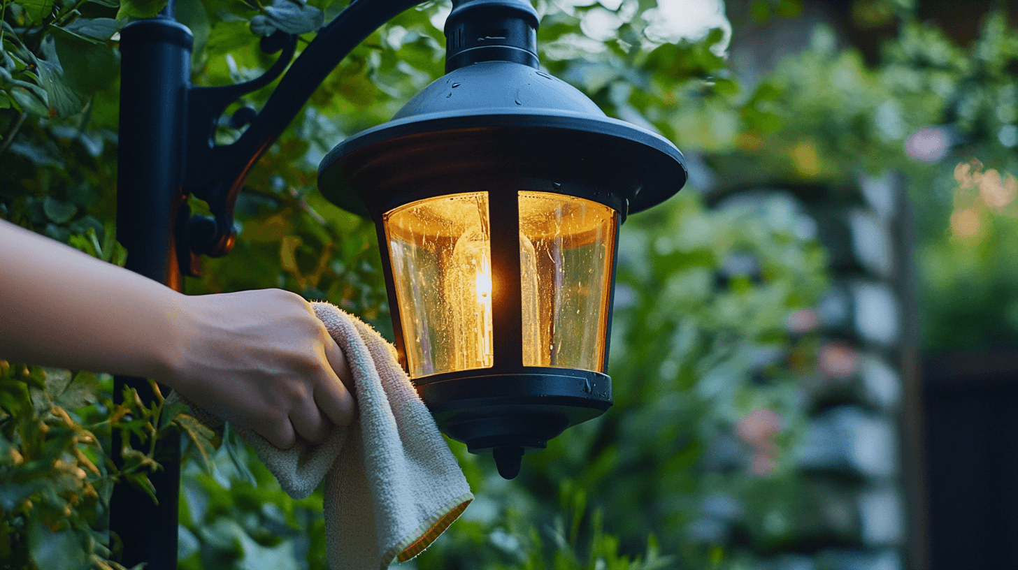 Entretien et maintenance de l'éclairage de jardin