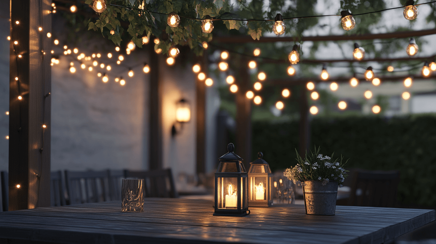 Concepts d'éclairage pour des soirées d'ambiance