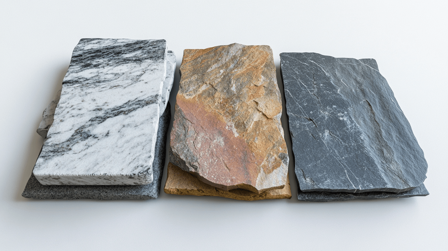 Types de pierre naturelle pour la salle de bain