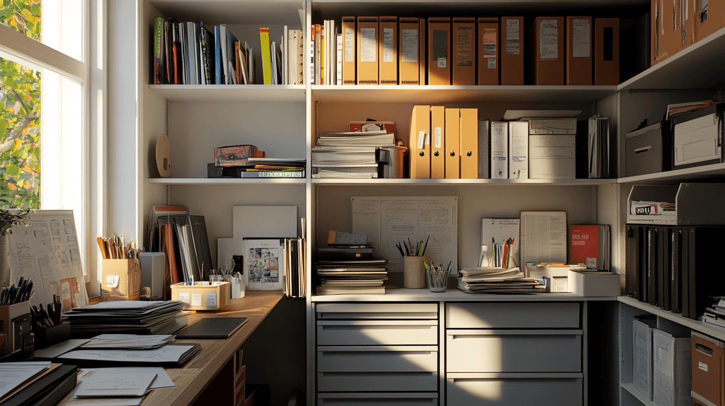 Conseils pour l'organisation et l'ordre dans le bureau-penderie