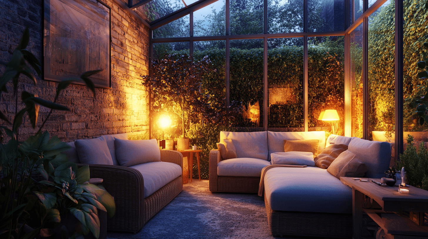 Jardin d'hiver confortable : Profitez de la nature par tous les temps