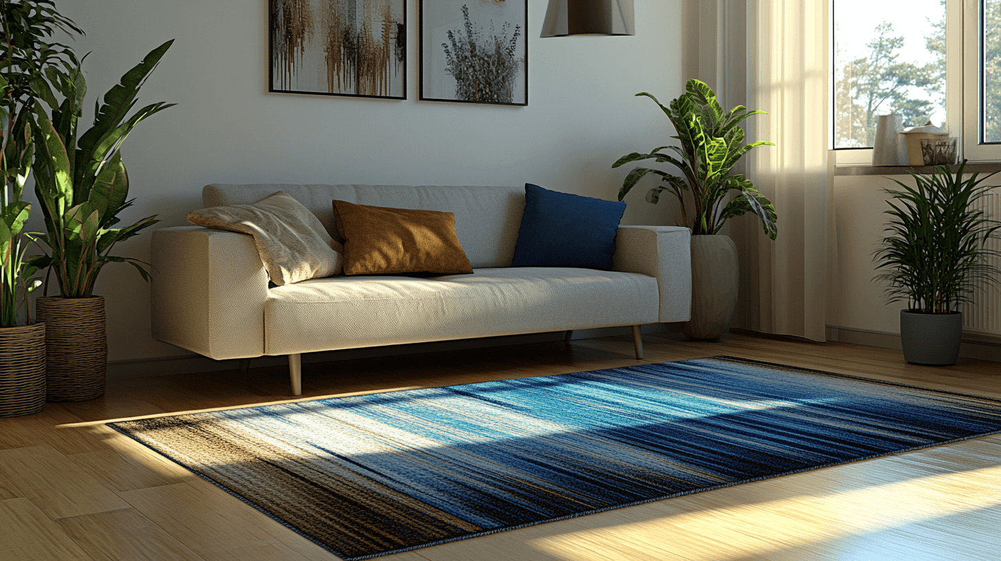 Tapis comme éléments de décoration : couleur et texture pour le sol
