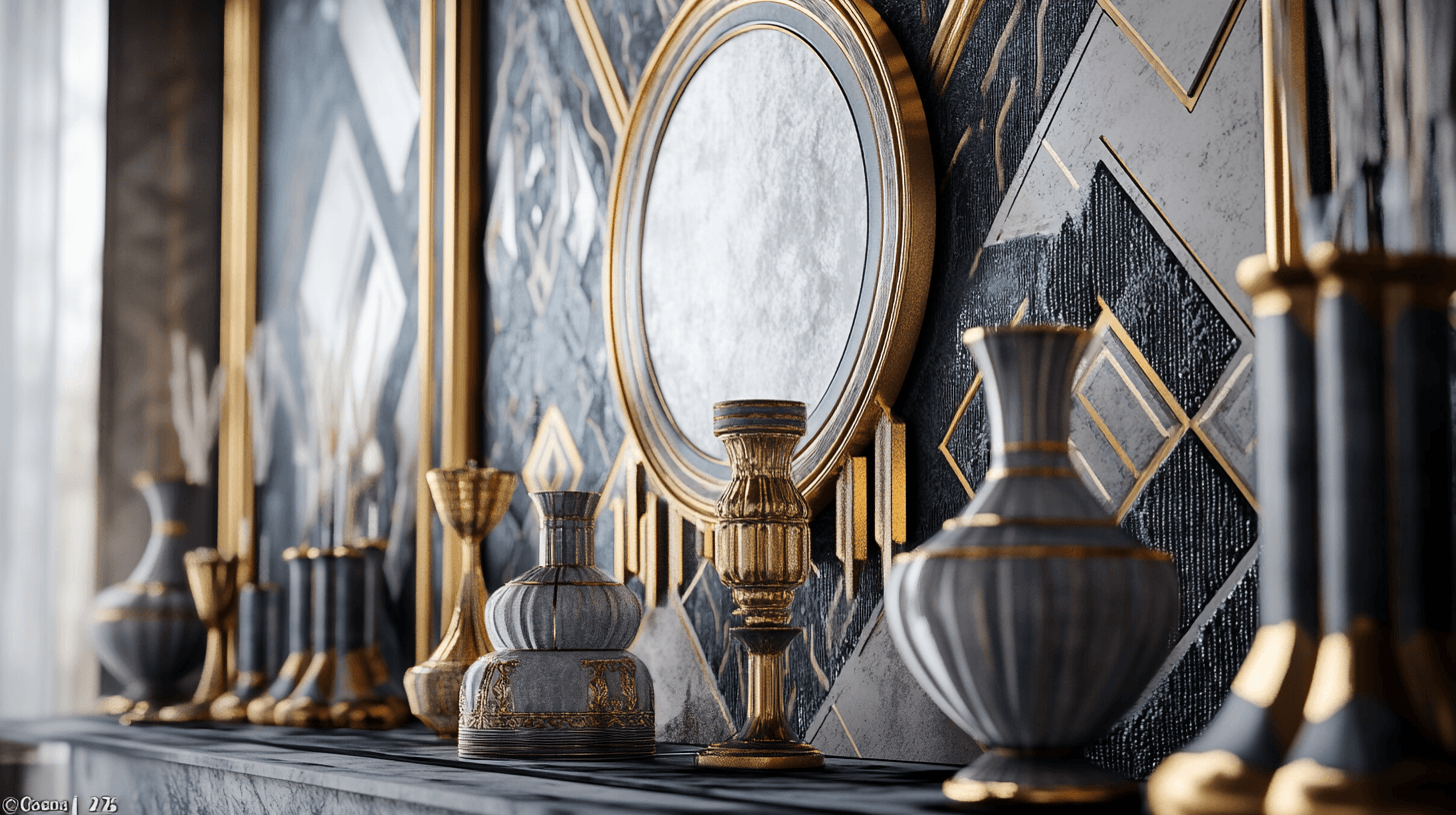 Décoration dans le style Art Déco : Géométrie et Luxe