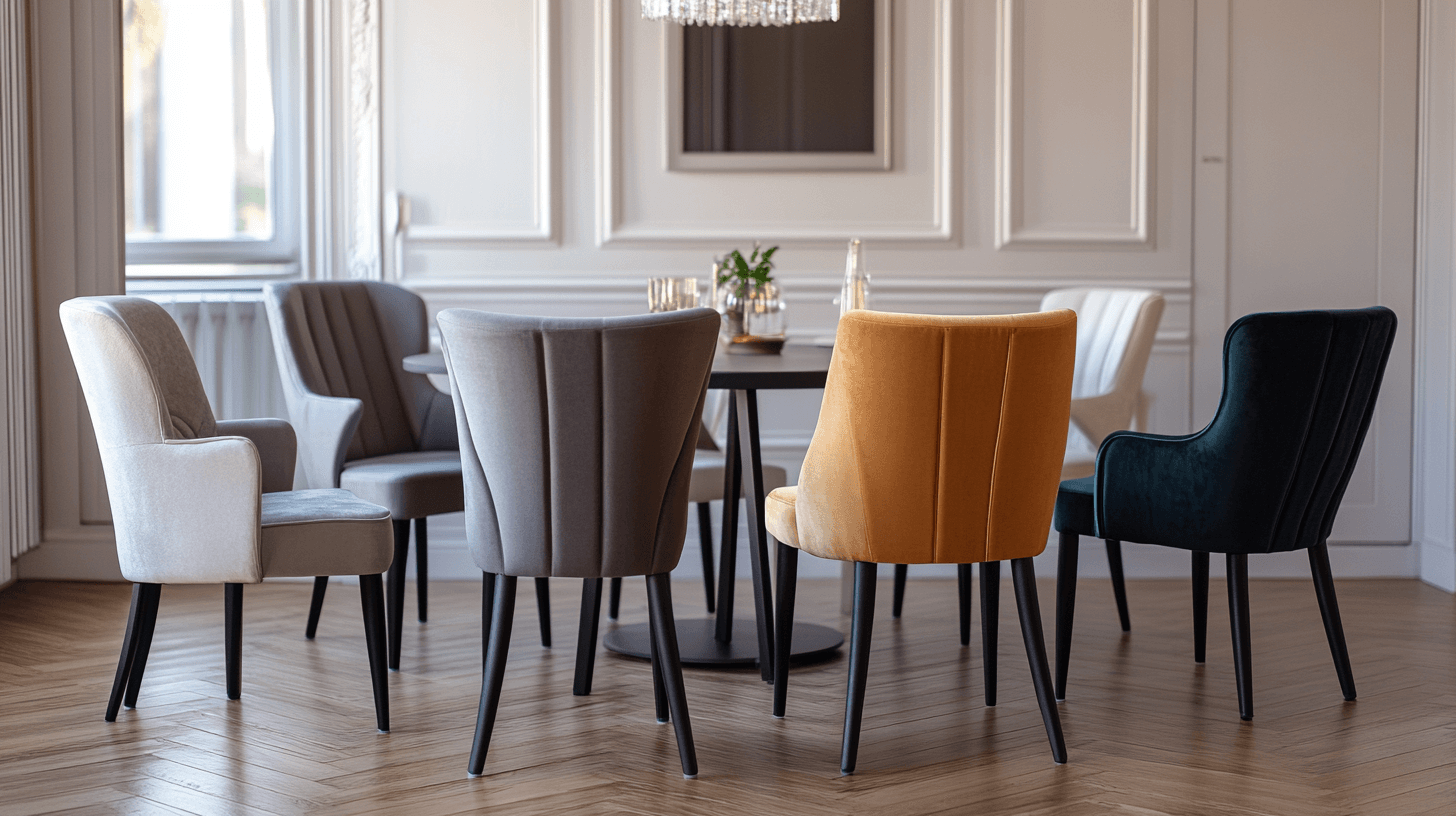 Différents styles de chaises de designer