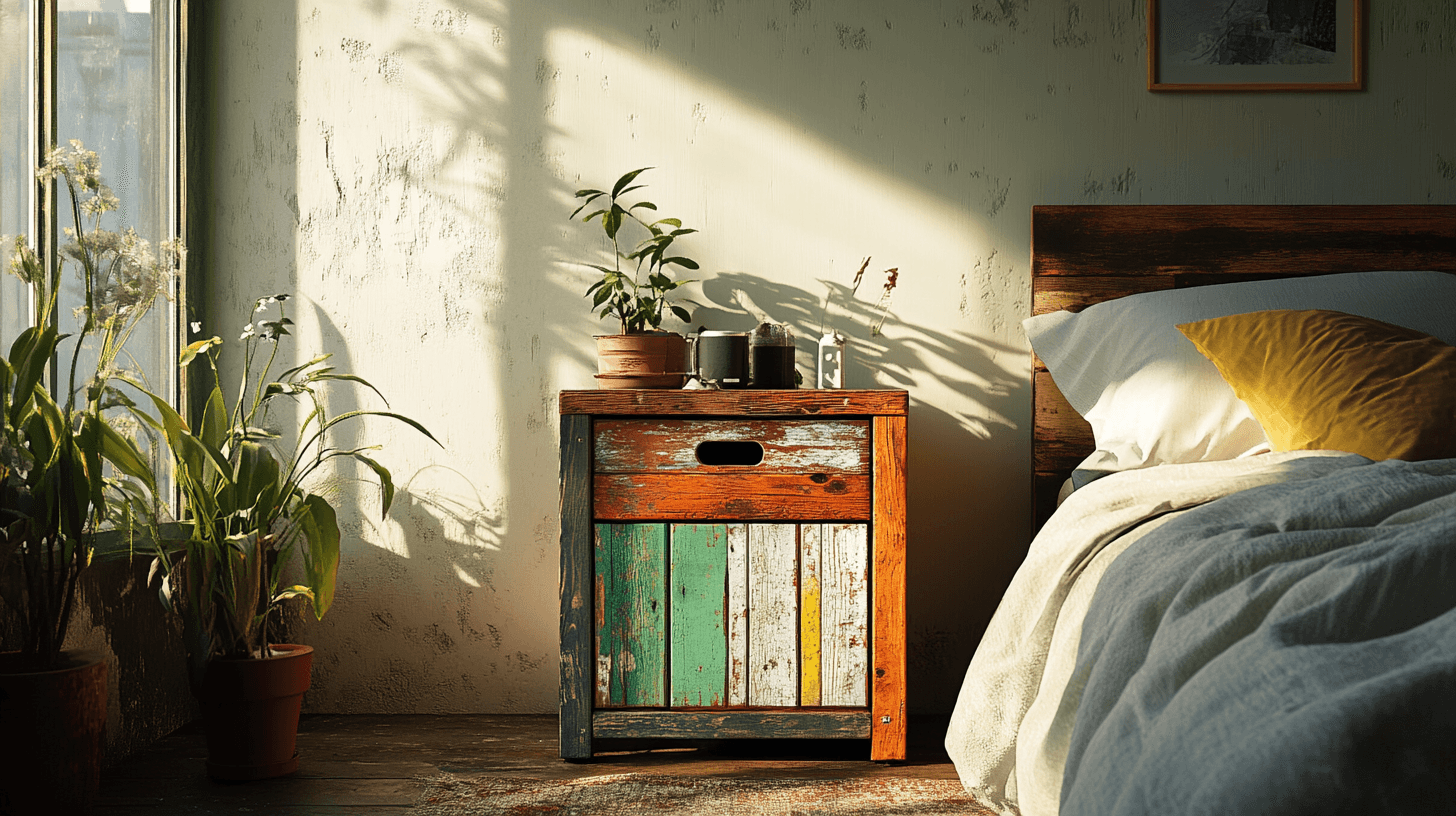 Tables de nuit DIY : la créativité rencontre l'artisanat