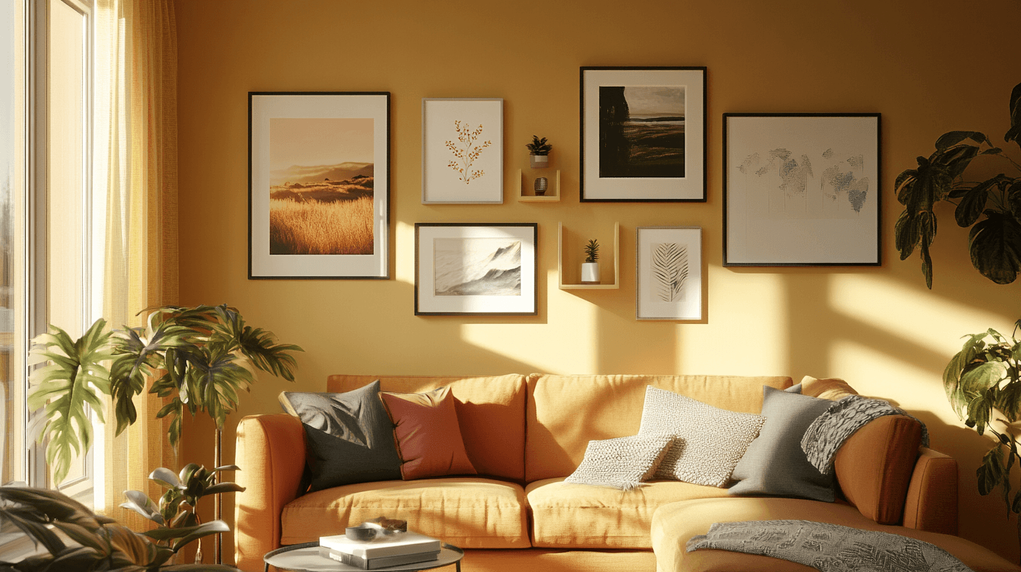 Créer des murs de tableaux : mettre en scène des œuvres d'art et des photos