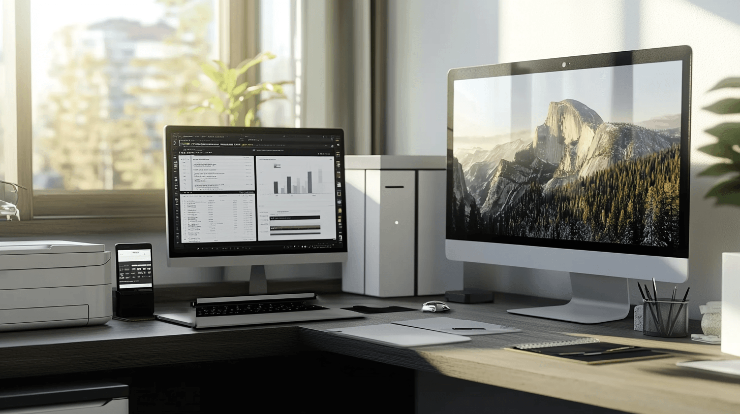 Équipement technique pour un bureau à domicile efficace