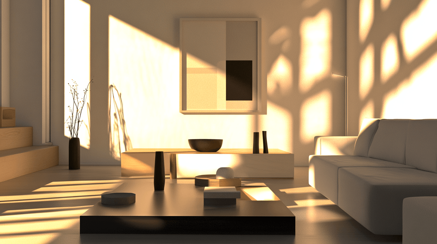 Décoration avec des formes géométriques : Élégance minimaliste