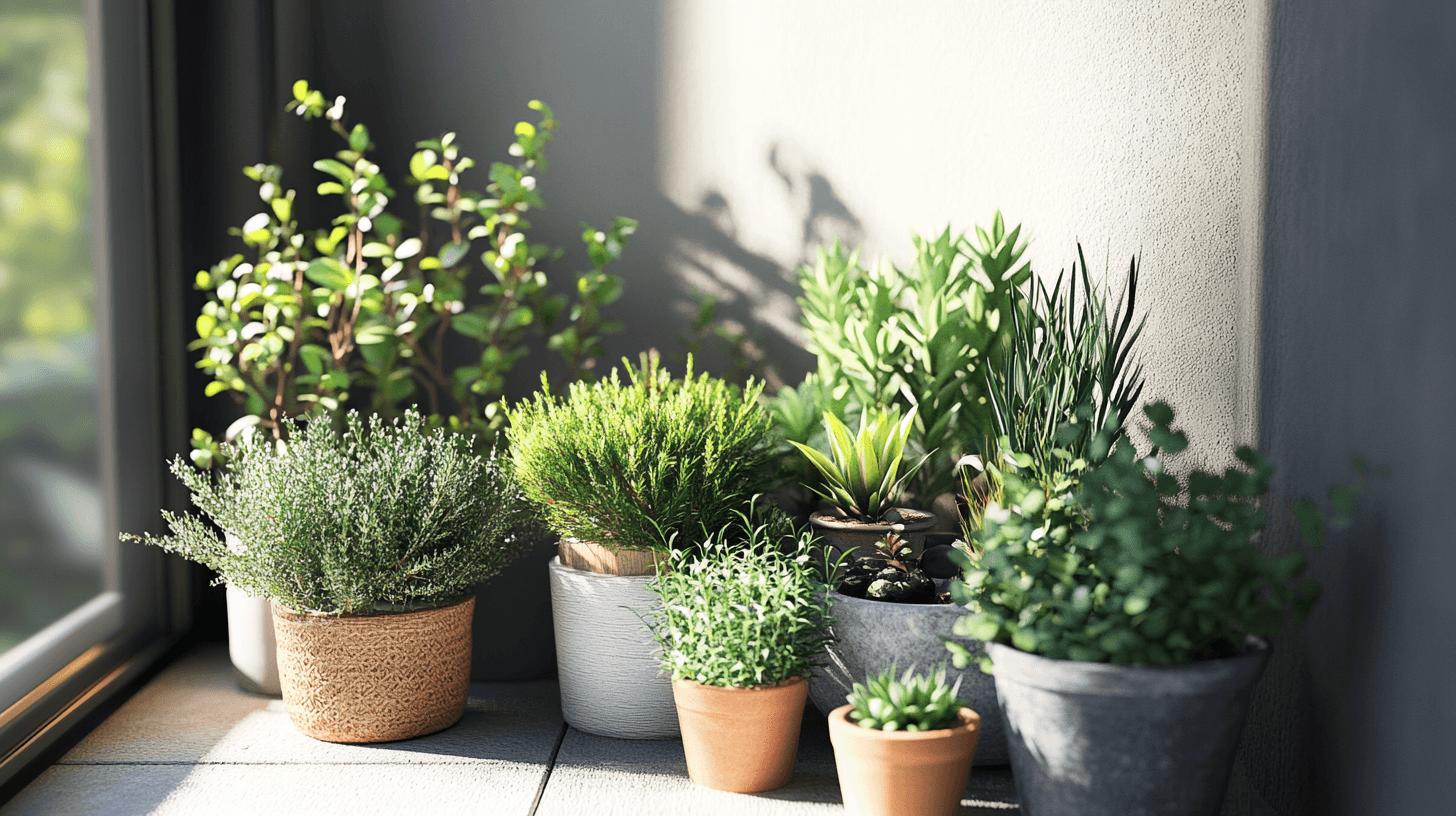 Plantes faciles d'entretien pour le petit balcon