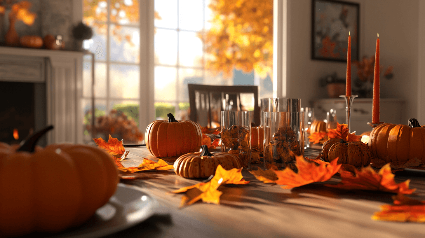 Décoration de table saisonnière pour les jours fériés
