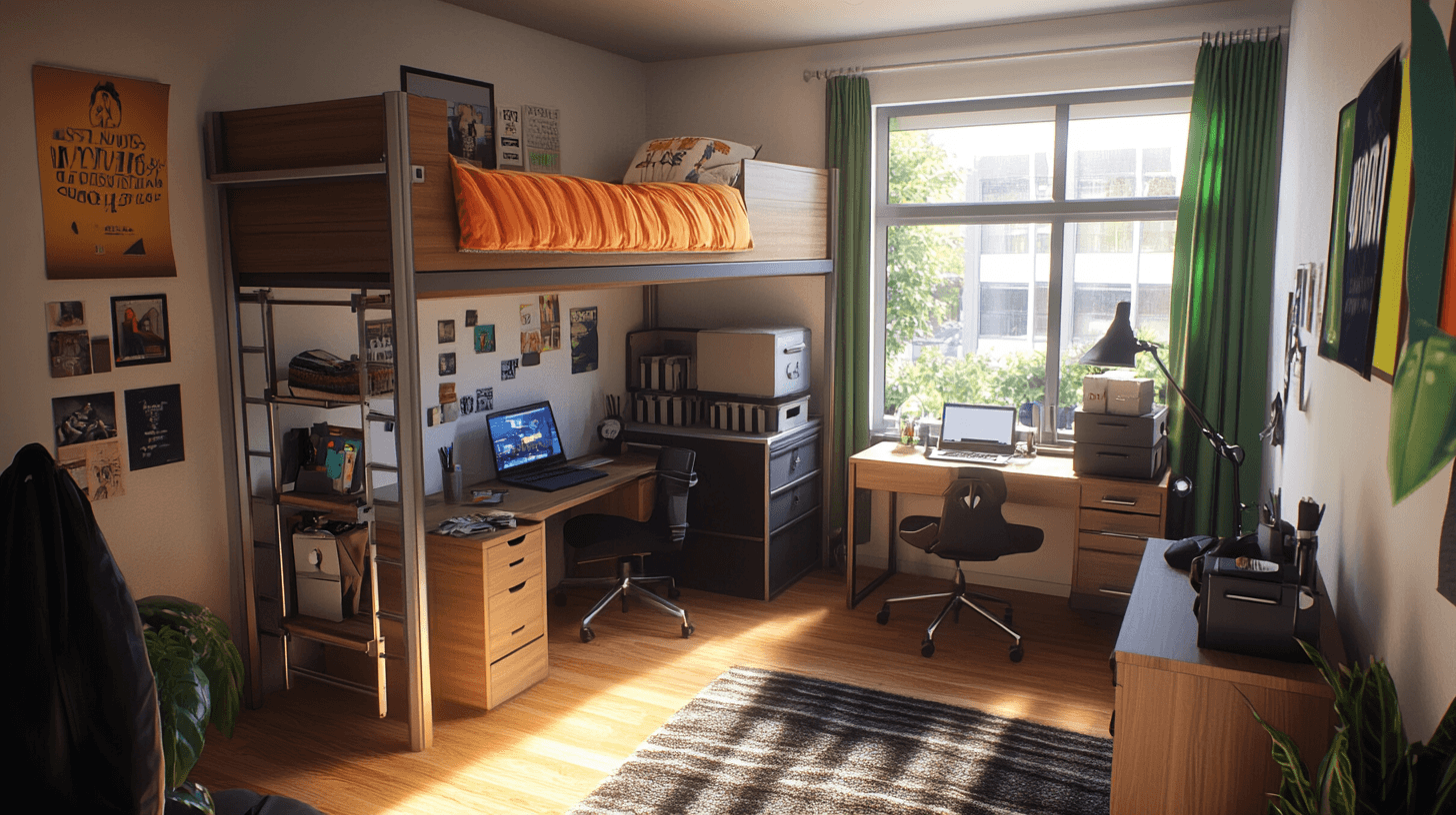 Meubles fonctionnels pour chambres d'adolescents