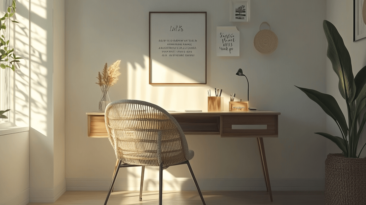 Éléments de décoration pour un environnement de travail inspirant