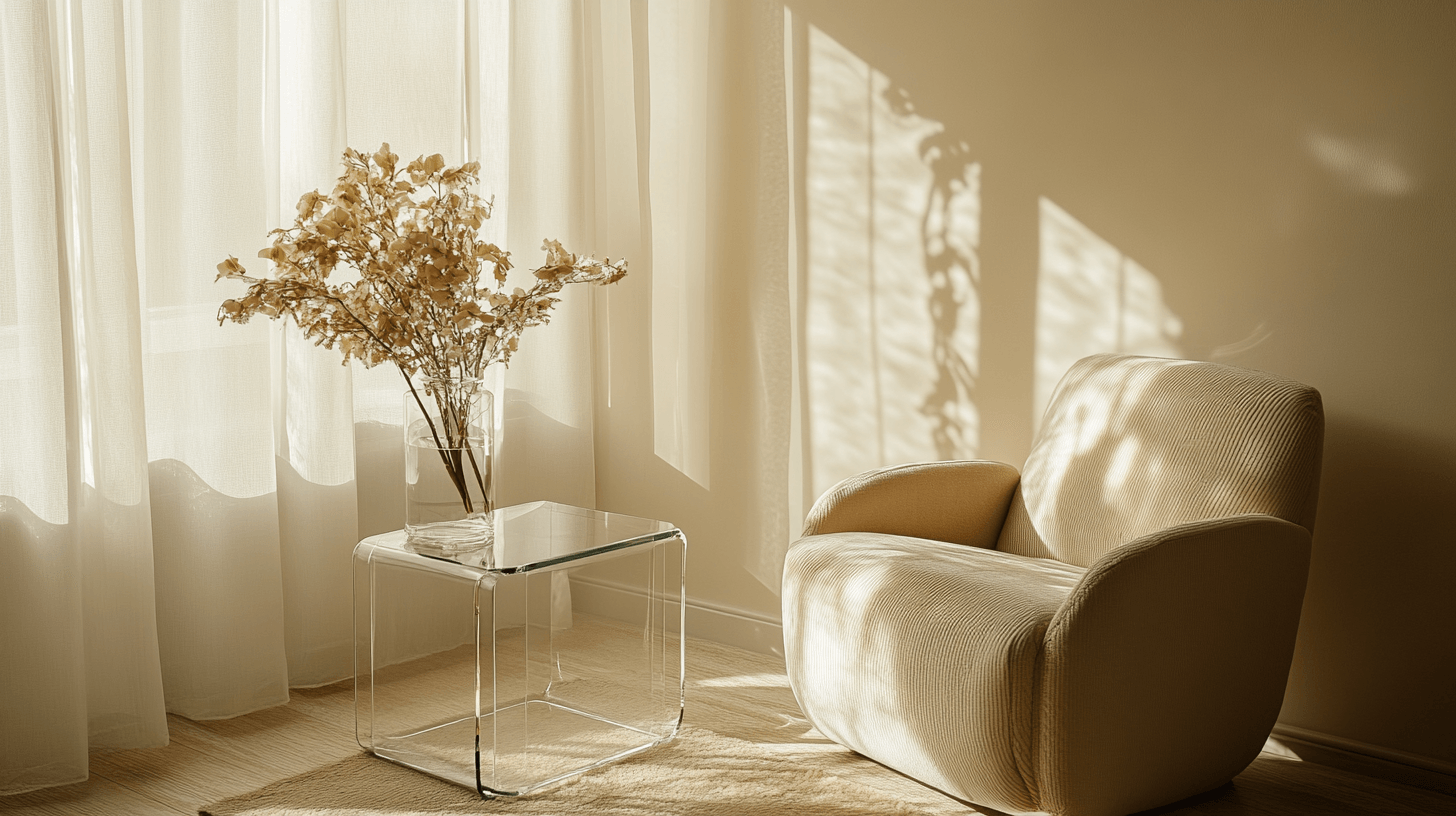 Intégration élégante de tables en verre dans votre maison