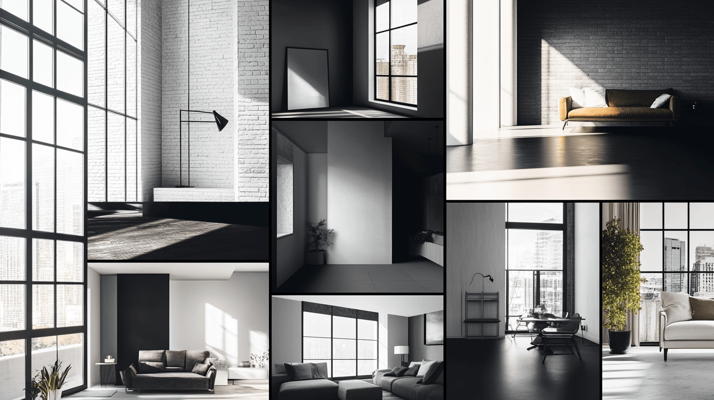 Styles de vie avec des contrastes noir et blanc : Du classique au moderne