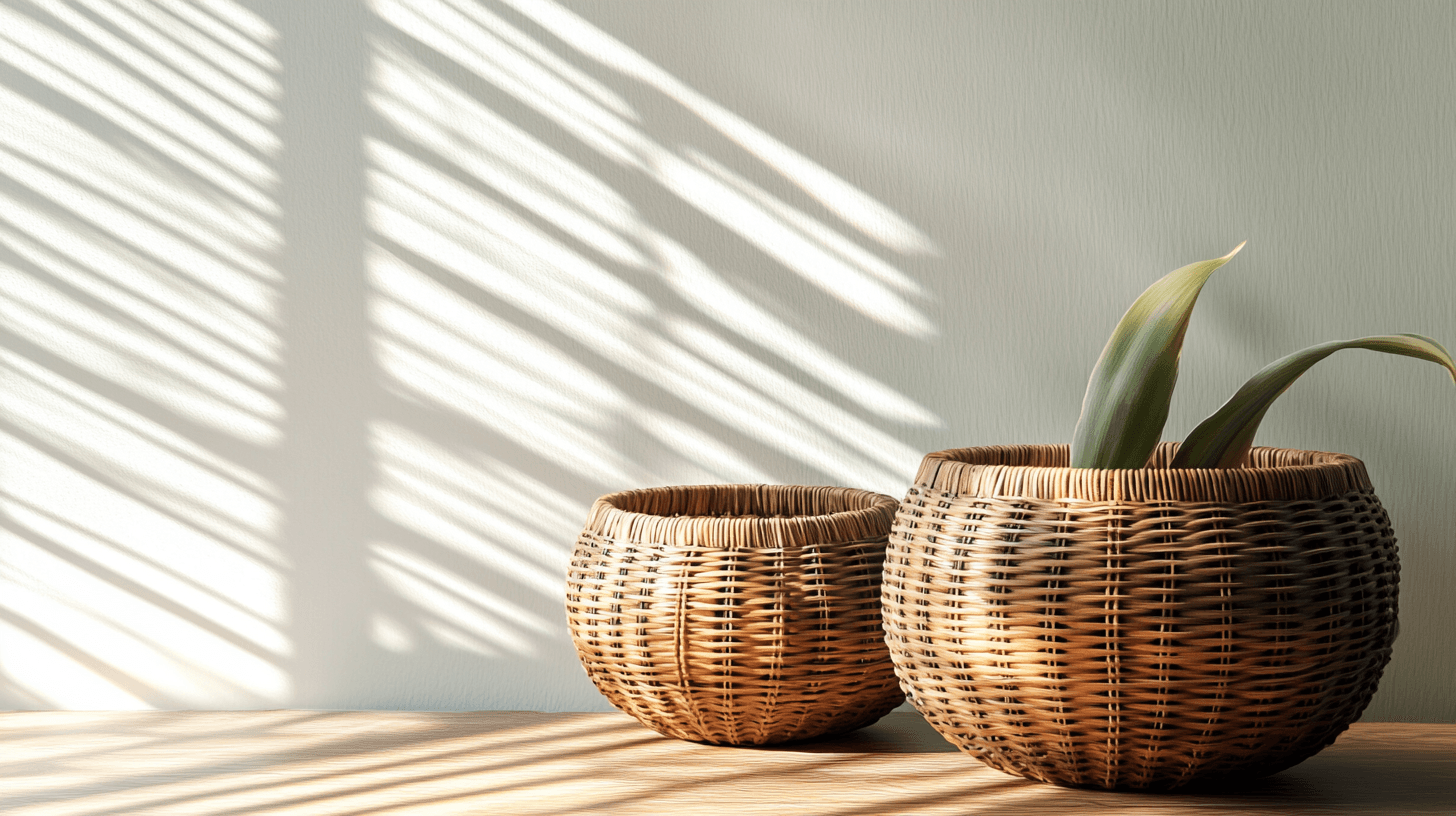 Matériaux et designs : diversité des paniers décoratifs