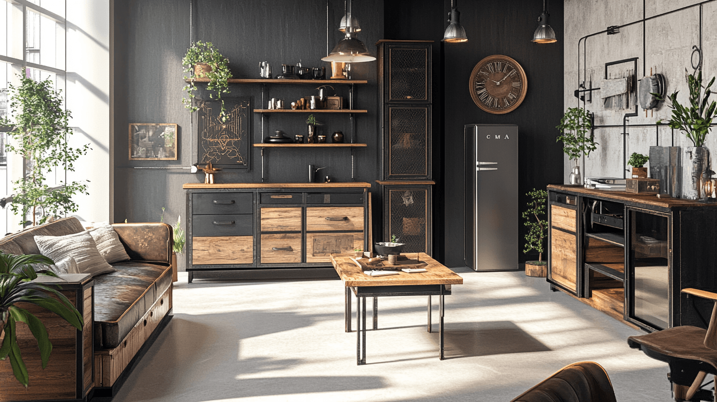Combiner les styles d'habitation : Urban Industrial rencontre d'autres tendances