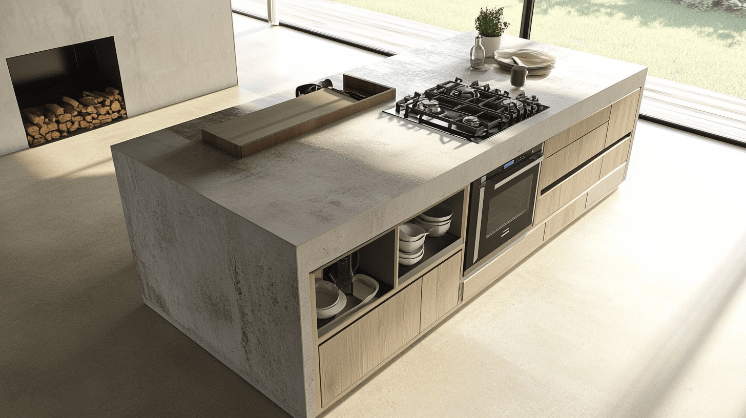 Fonctionnalité des îlots de cuisine