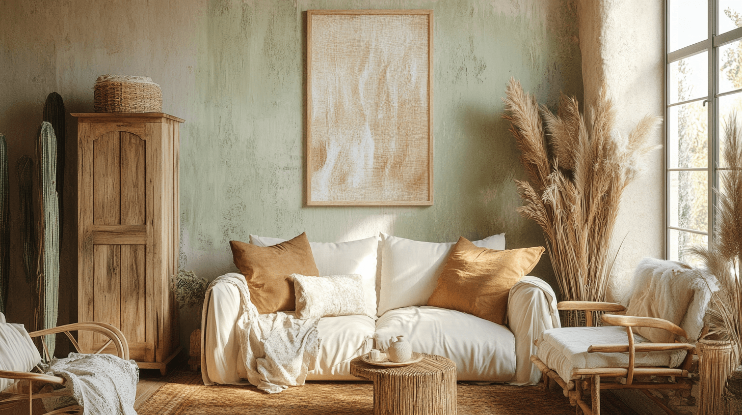 Couleurs et matériaux dans le style Boho : Naturel et vivant
