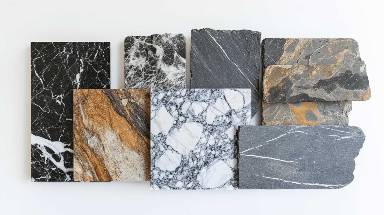 Différents types de pierres naturelles pour la salle de bain