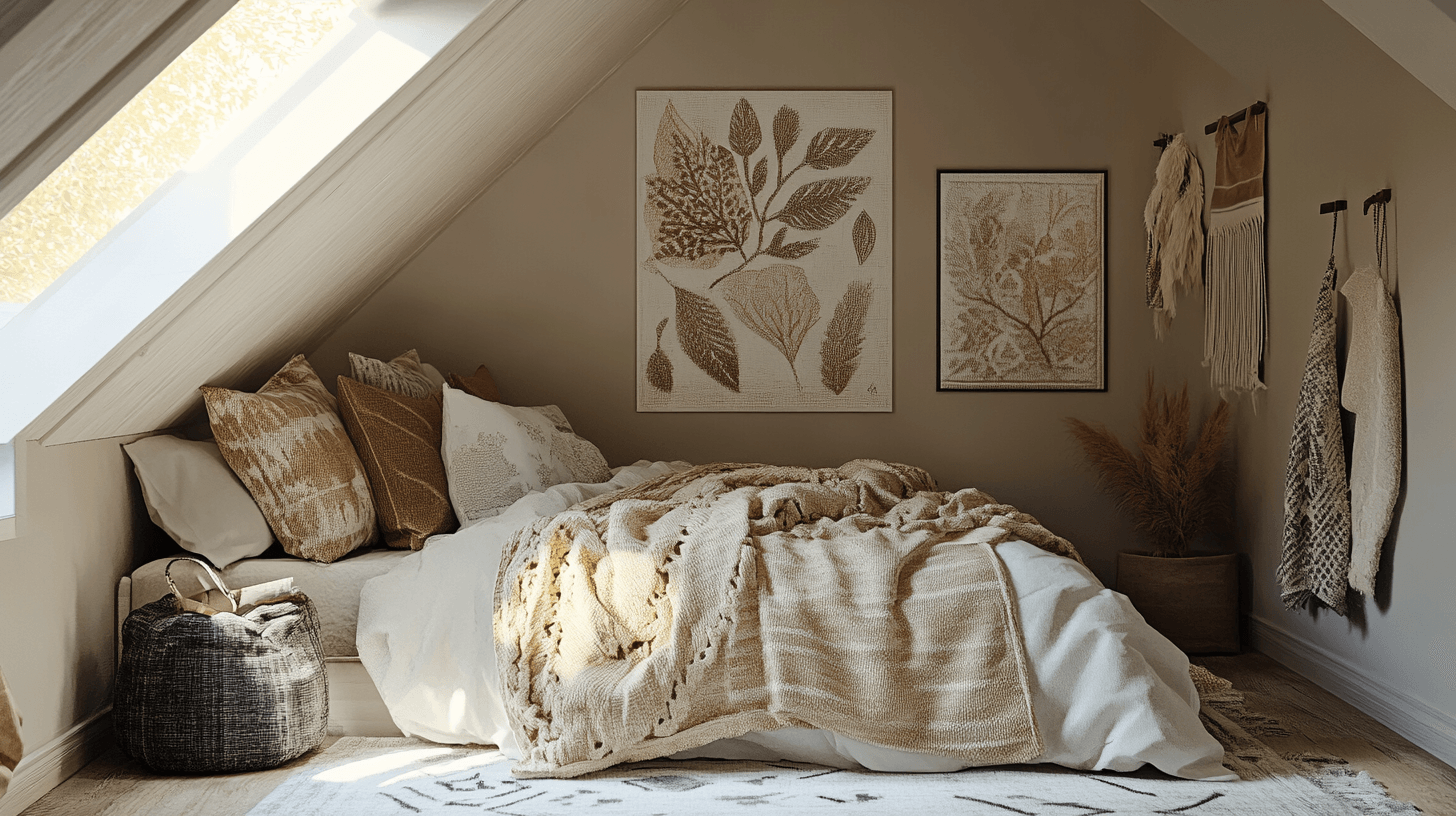 Conseils de décoration pour les chambres avec des plafonds en pente