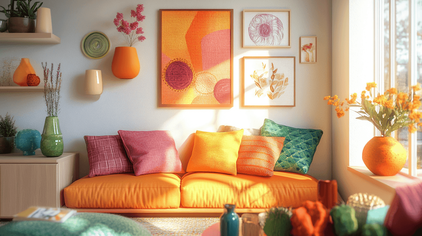 Accessoires colorés : Apportez de la gaieté à votre maison