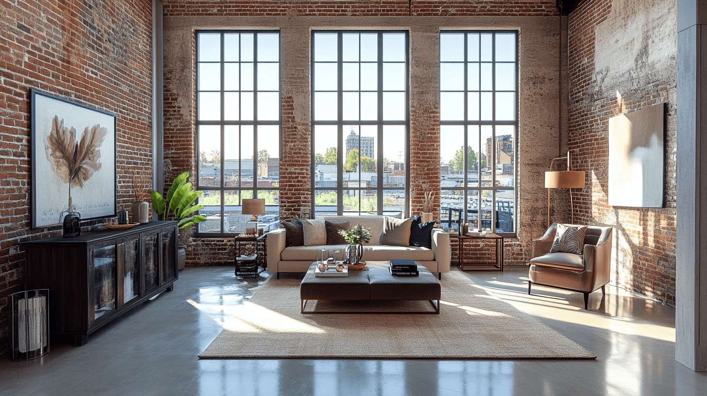 Loft urbain : Spacieux et brut