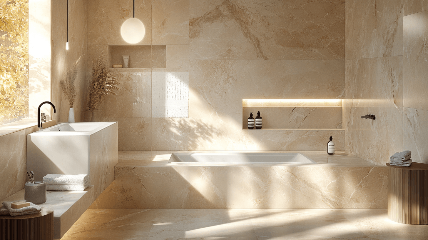 Avantages de la pierre naturelle dans la salle de bain