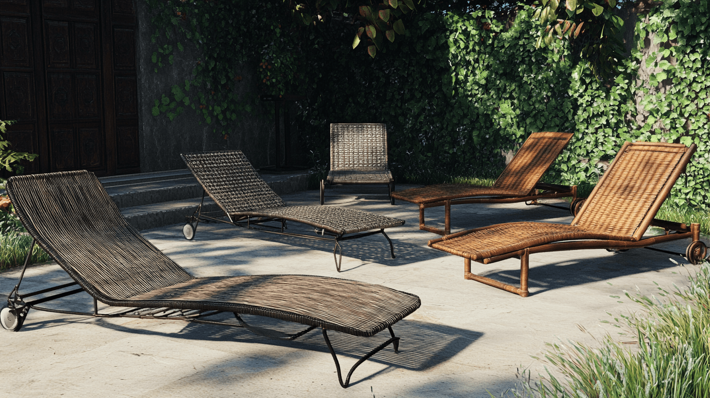 Matériaux et leurs avantages : Quelle chaise longue vous convient ?