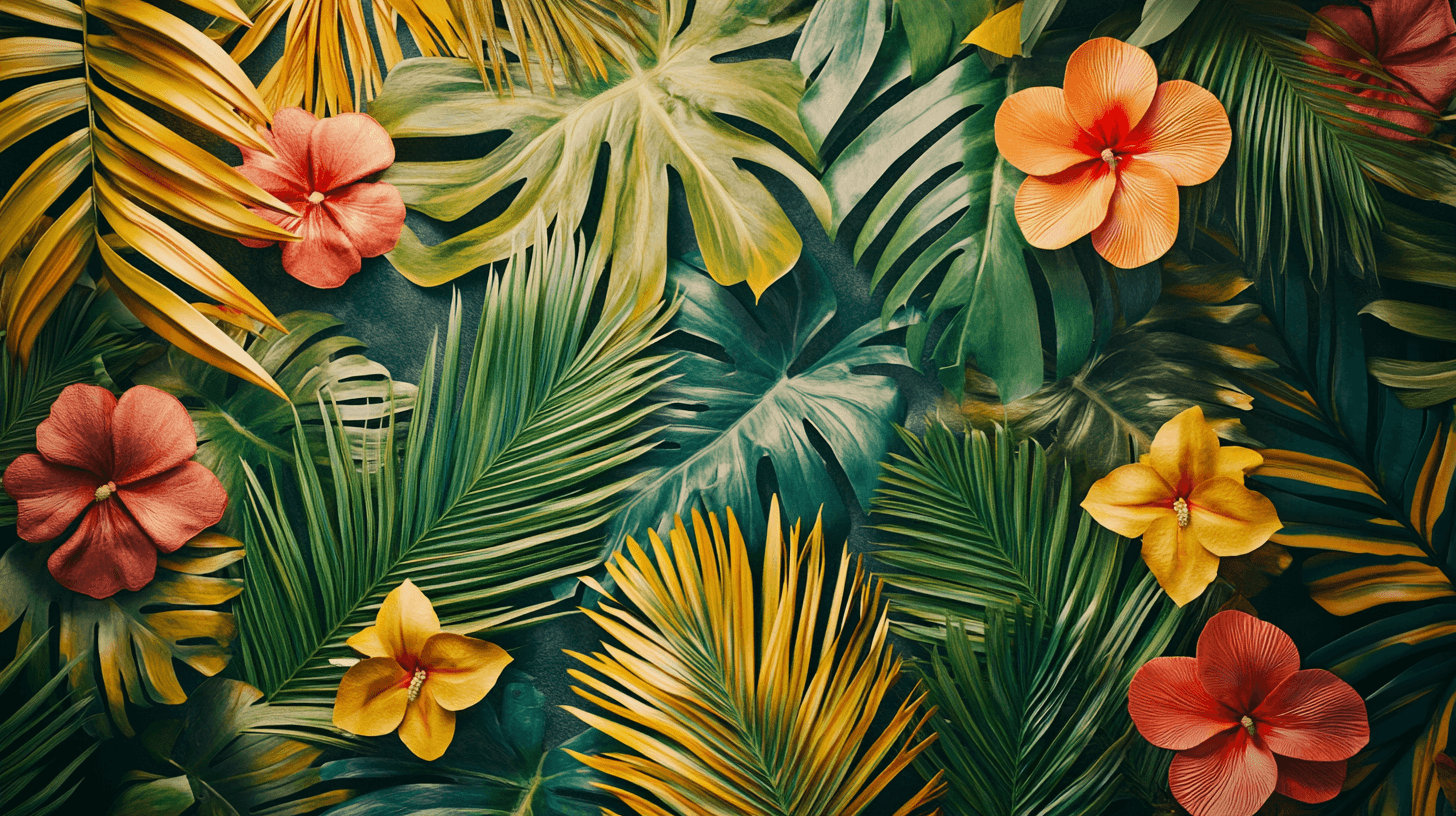 Motifs tropicaux : Couleurs et motifs qui enthousiasment
