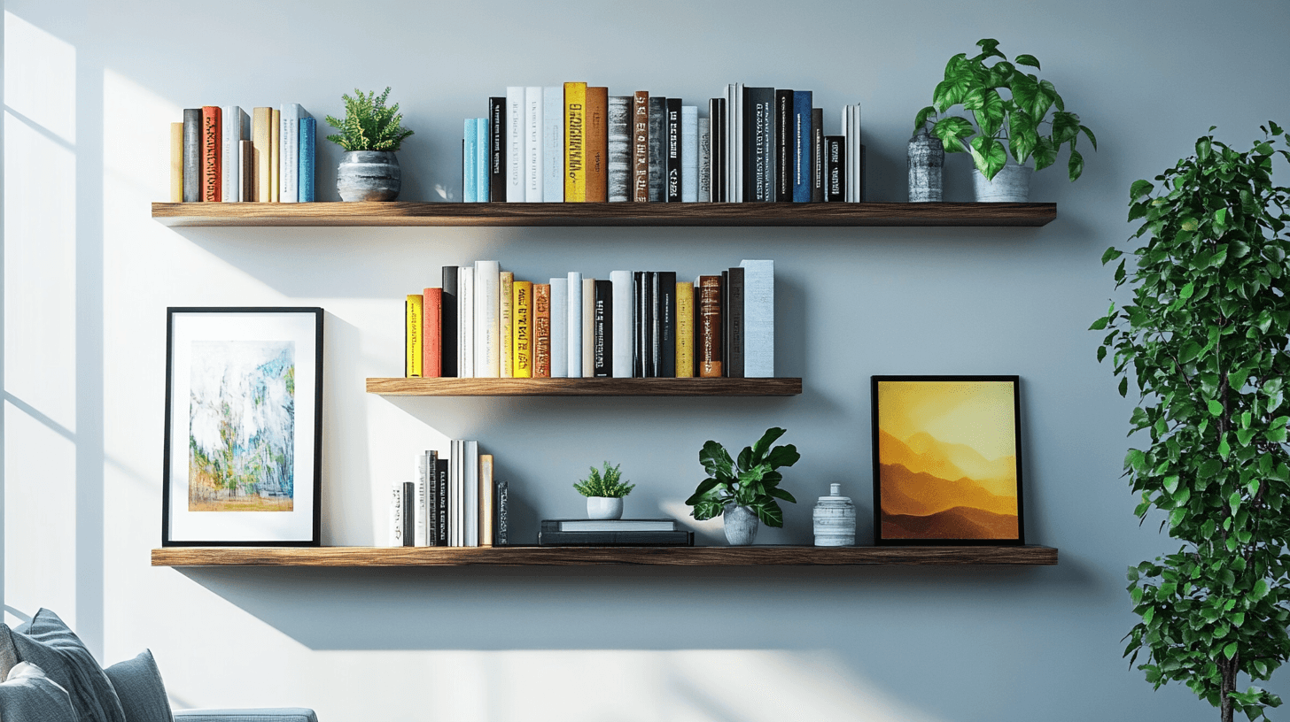 Étagères murales comme éléments de décoration : fonctionnalité rencontre style