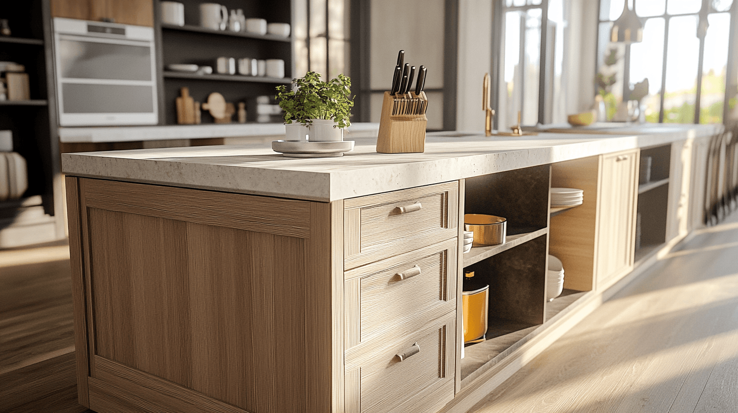 Matériaux et entretien pour des îlots de cuisine durables