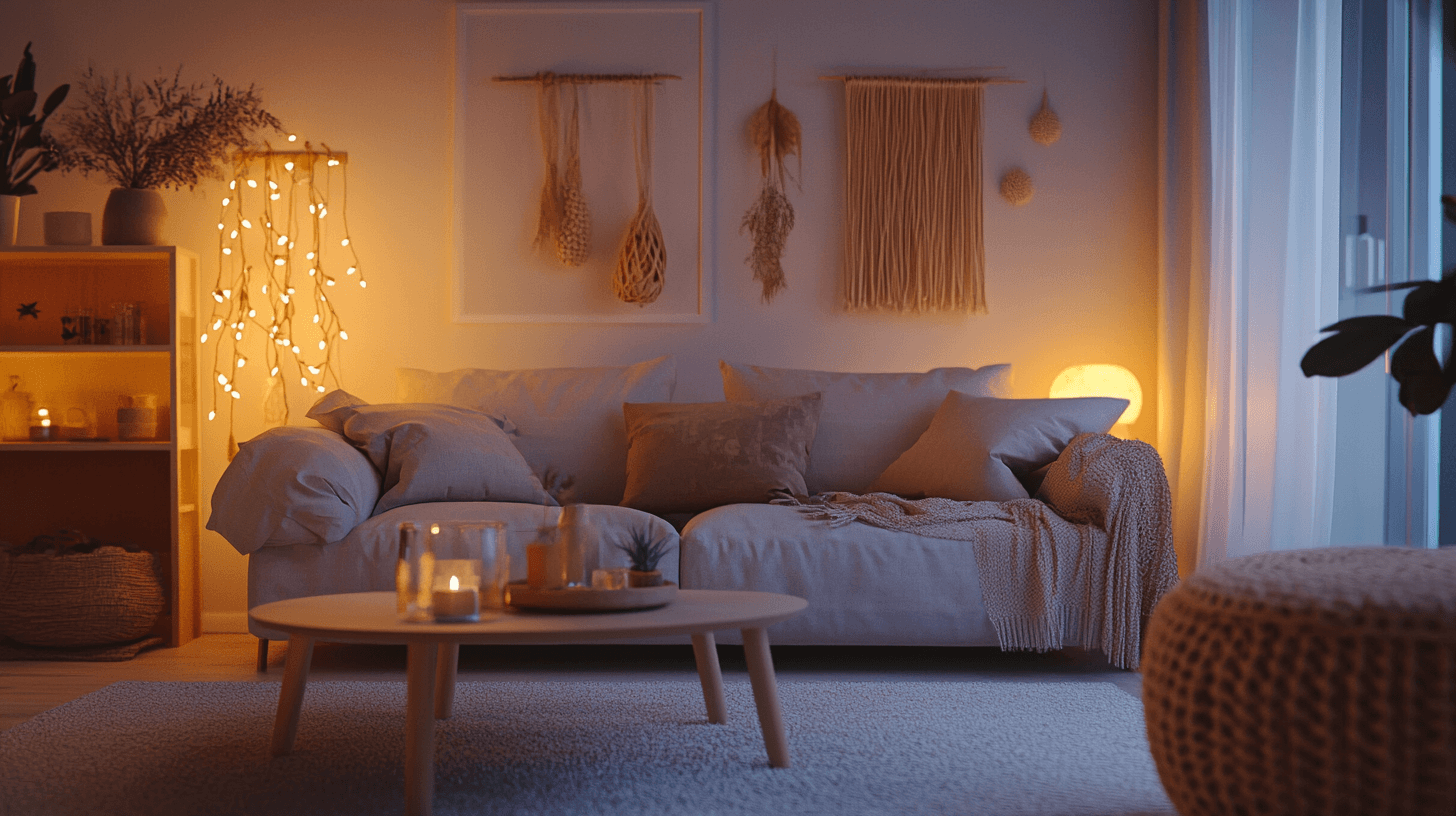 Éléments de décoration dans le style New Nordic