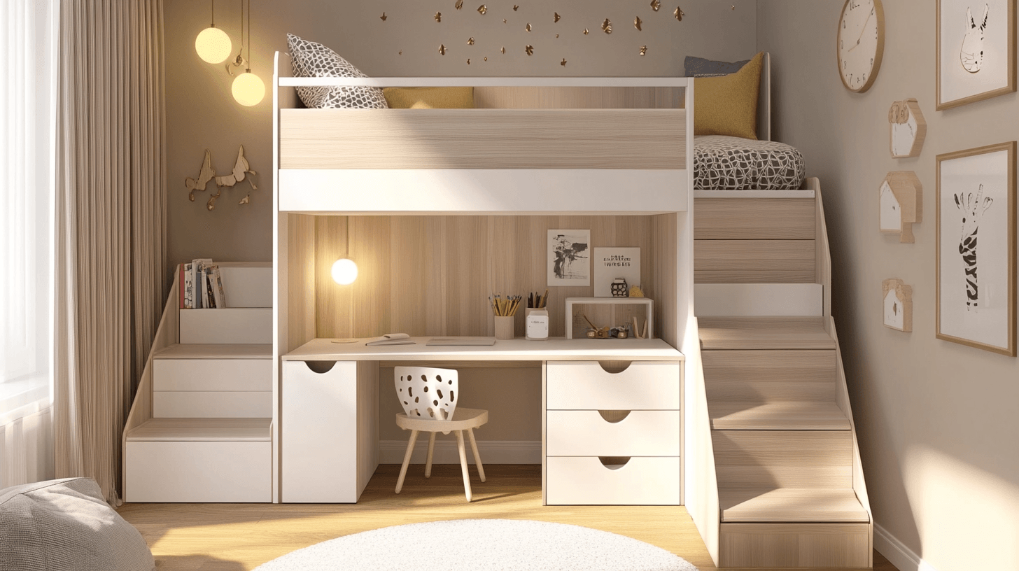 Meubles multifonctionnels pour plus d'espace