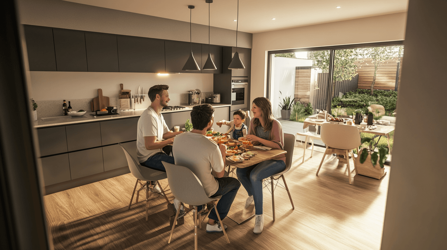 Avantages d'une salle à manger avec cuisine ouverte