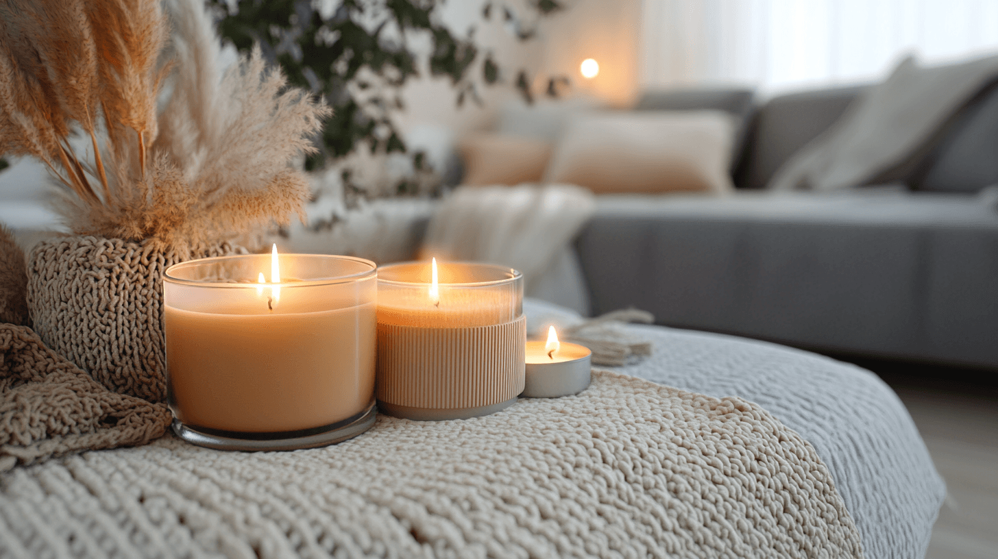 Décorations confortables de style scandinave