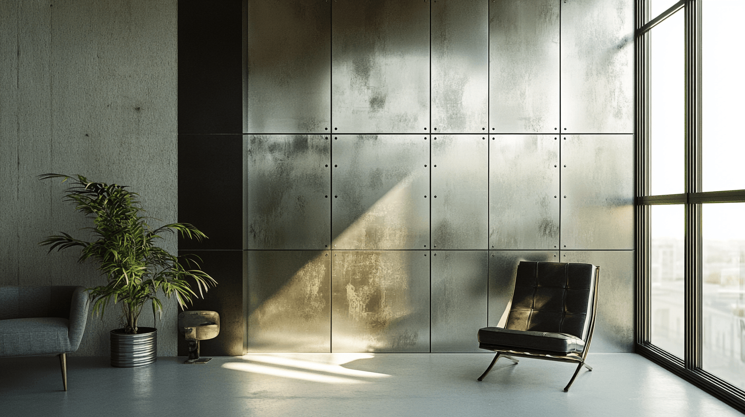 Décoration murale avec du zinc : Une déclaration pour chaque pièce