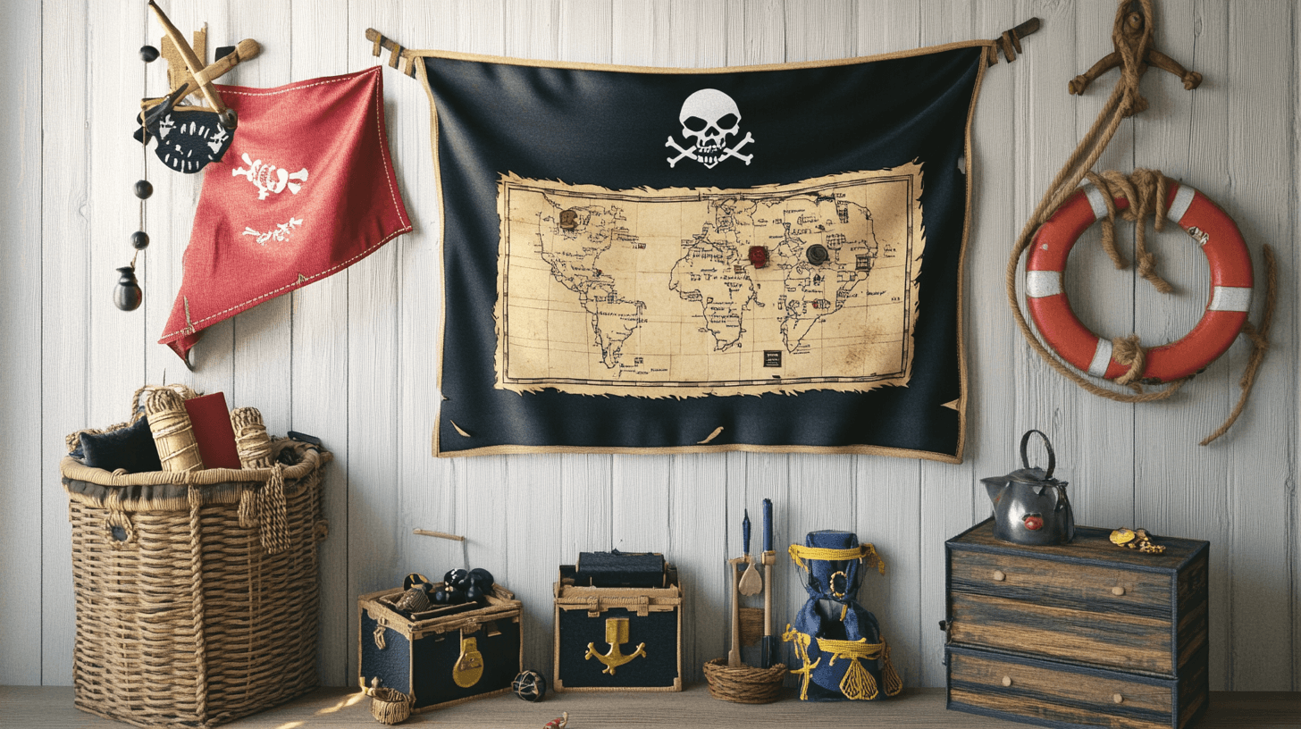 Décorations et accessoires pour l'aventure pirate