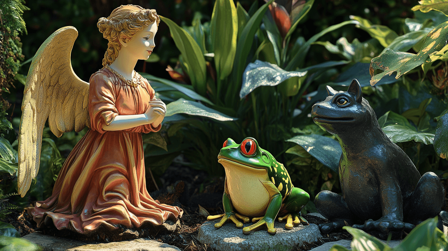 Différents styles de statues de jardin