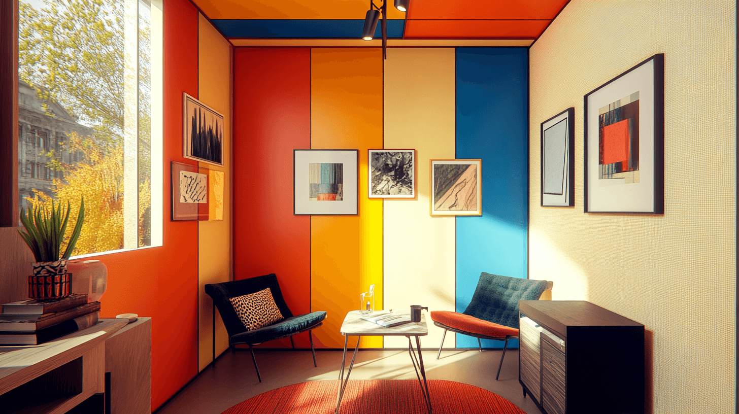 Apporter des touches de couleur : Concevoir les murs et les plafonds