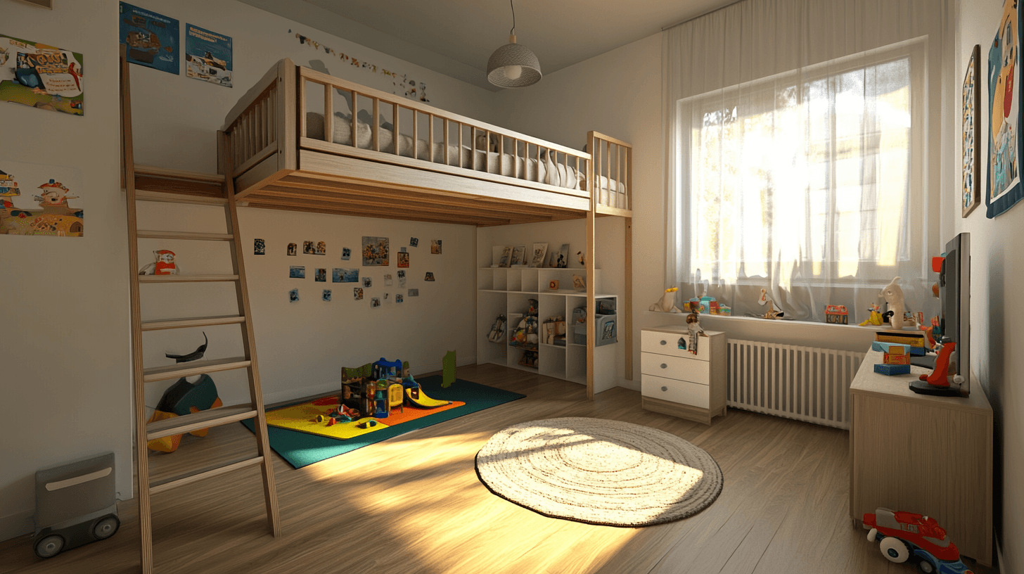 Avantages d'un lit mezzanine dans la chambre d'enfant