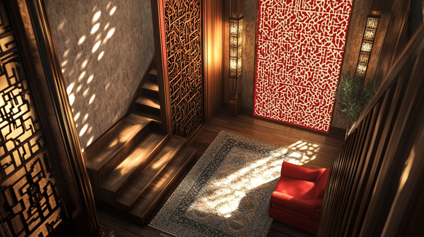 Décorations et accessoires dans le style oriental moderne