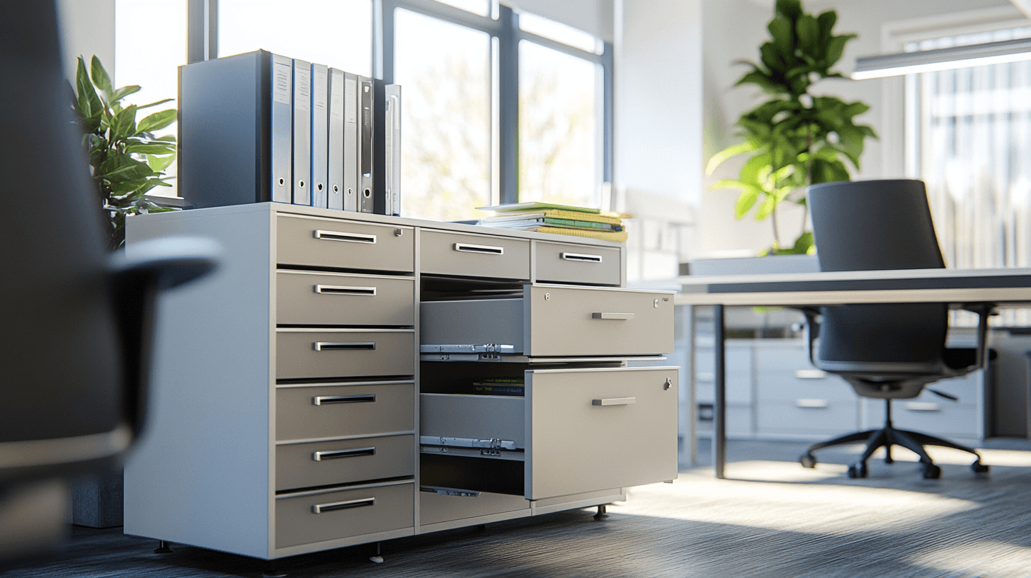 Armoires à tiroirs au bureau : Organisation efficace pour le quotidien de travail